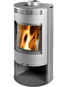 Plieninė krosnelė Thorma Zaragoza, pilka, 2.5 - 7.5 kW