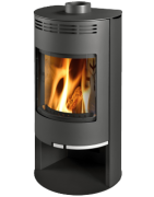 Plieninė krosnelė Thorma Zaragoza, pilka, 2.5 - 7.5 kW