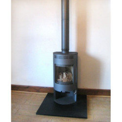 Plieninė krosnelė Thorma Zaragoza, pilka, 2.5 - 7.5 kW