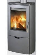 Plieninė krosnelė Thorma Falun II, pilka, 4 - 12 kW