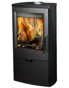 Plieninė krosnelė Thorma Falun II, juoda, 4 - 12 kW