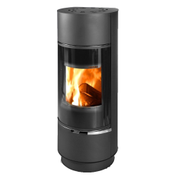 Plieninė krosnelė Thorma Atika Steel, juoda, 3.8 - 11.2 kW