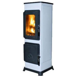 Plieninė krosnelė Thorma Bozen b, balta, 2.5 - 7.5 kW