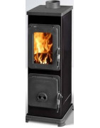 Plieninė krosnelė Thorma Bozen Top, juoda, 2.5 - 7.5 kW