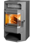 Plieninė krosnelė Thorma Magdeburg, pilka, 4.5 - 13.5 kW