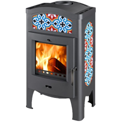 Plieninė krosnelė Thorma Torino, pilka, 3.5 - 10.5 kW