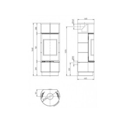 Akumuliacinė plieninė krosnelė Thorma Atika Ceramic Extra