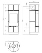 Akumuliacinė plieninė krosnelė Thorma Atika Ceramic Standard