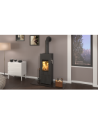 Plieninė krosnelė Thorma Stavanger, juoda, 3 - 9 kW