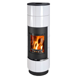 Plieninė krosnelė Thorma Delia Standard, su balta keramika