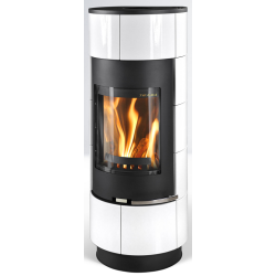 Plieninė krosnelė Thorma Atika Ceramic Standard, balta keramika