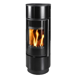 Plieninė krosnelė Thorma Atika Ceramic Extra, juoda keramika