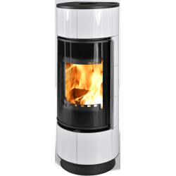 Plieninė krosnelė Thorma Atika Ceramic Extra, balta keramika