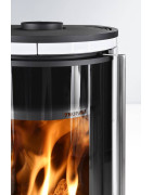 Plieninė krosnelė Thorma Atika Ceramic Extra, balta keramika