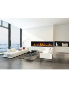 Dujinis židinys Akos Uranus XLG, 16 kW, su kampiniu stiklu