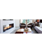 Dujinis židinys Akos Gemini XL, 12 kW, dvipusiu stiklu