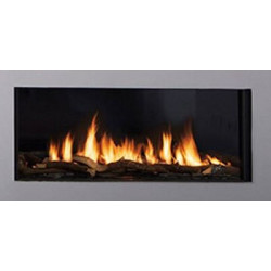 Dujinis židinys Akos Mercury M, 9.5 kW, tiesiu stiklu