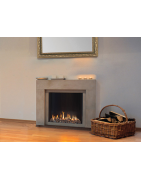 Dujinis židinys Akos SQ100, 9.5 kW, neatspindinčiu tiesiu stiklu