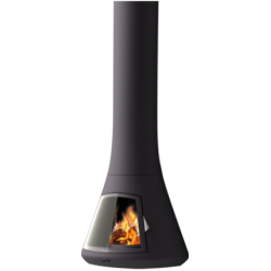 Plieninis židinys Bordelet Calista 917, centrinis