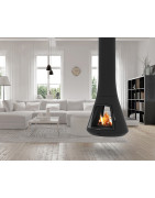 Plieninis židinys Bordelet Calista 917, centrinis