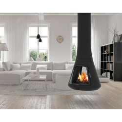 Plieninis židinys Bordelet Calista 917, centrinis