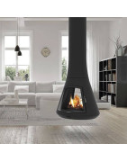 Plieninis židinys Bordelet Calista 917, centrinis