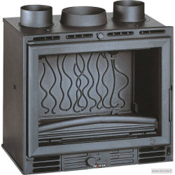 Ketinis židinio ugniakuras Invicta 600 Turbo, su ventiliatoriumi