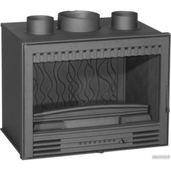 Ketinis židinio ugniakuras Invicta Compact 520 C Turbo, 14 kW