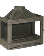 Ketinis židinio ugniakuras Invicta Selenic 700, su trim stiklais