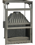 Ketinis židinio ugniakuras Invicta Grande Vision 700, 14 kW