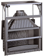 Ketinis židinio ugniakuras Invicta Grande Vision 900, 18 kW