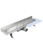 Dušo latakas Vogi ABS Quadro, prie sienos, 600 mm