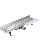 Dušo latakas Vogi ABS Quadro, prie sienos, 900 mm