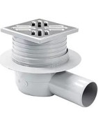 Dušo trapas Vogi, horizontalus dvigubas, 105x105 mm