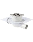 Dušo trapas Vogi Evo, horizontalus dvigubas, 105x105 mm