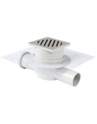 Dušo trapas Vogi Evo, horizontalus dvigubas, 105x105 mm