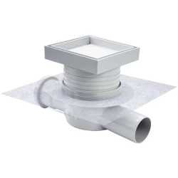 Dušo trapas Vogi Evo, horizontalus dvigubas, 105x105 mm