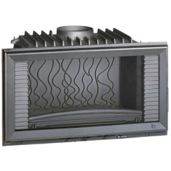 Ketinis židinio ugniakuras Invicta Horizontal 840, 14 kW