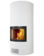 Židinys Linnatuli AINO, baltas, akumuliuojantis šilumą