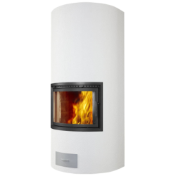 Židinys Linnatuli AINO, baltas, akumuliuojantis šilumą