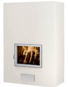 Židinys Linnatuli Anna, baltas, akumuliuojantis šilumą