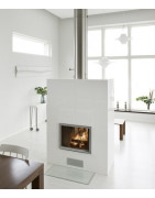 Židinys Linnatuli Anna, baltas, akumuliuojantis šilumą