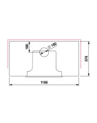 Židinys Linnatuli Anna, baltas, akumuliuojantis šilumą