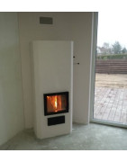 Židinys Linnatuli Maria, baltas, akumuliuojantis šilumą