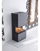 Židinio įdėklas Nibe CI51, juodas, 10 kW