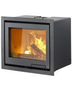 Židinio įdėklas Nibe CI6, juodas, 3 - 5 kW