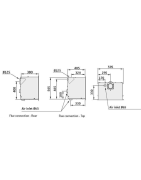 Židinio įdėklas Nibe CI6, juodas, 3 - 5 kW
