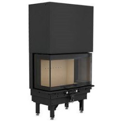 Židinio ugniakuras Nibe CI50, juodas, 8 kW