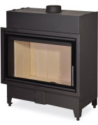 Plieninis židinio ugniakuras Romotop KV HEAT H2X01, 12 kW