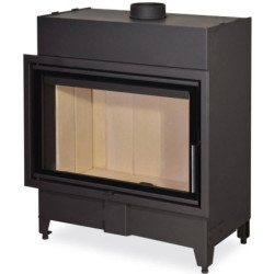 Plieninis židinio ugniakuras Romotop KV HEAT H2X01, 12 kW